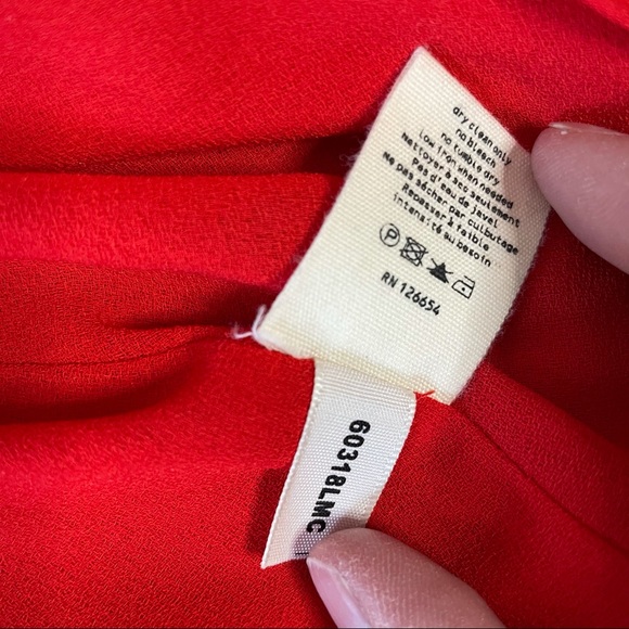 L’Agence Red Keyhole Matte Crepe Halter Dress - Picture 7 of 12